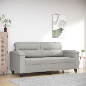 2-Sitzer-Sofa aus hellgrauem Mikrofaserstoff, 140 cm von , Sofas - Ref: Foro24-359562, Preis: 256,57 €, Rabatt: %