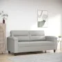 2-Sitzer-Sofa aus hellgrauem Mikrofaserstoff, 140 cm von , Sofas - Ref: Foro24-359562, Preis: 200,71 €, Rabatt: %