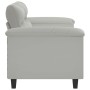 2-seater sofa in light gray microfiber fabric 140 cm by , Sofas - Ref: Foro24-359562, Price: 256,57 €, Discount: %
