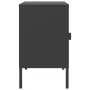 Mesitas de noche 2 unidades vidrio y acero negro 50x35x60 cm de , Mesitas de noche - Ref: Foro24-3211825, Precio: 195,25 €, D...