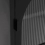 Mesitas de noche 2 unidades vidrio y acero negro 50x35x60 cm de , Mesitas de noche - Ref: Foro24-3211825, Precio: 197,52 €, D...