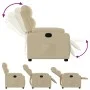 Cream Fabric Recliner by , Armchairs - Ref: Foro24-373471, Price: 244,50 €, Discount: %
