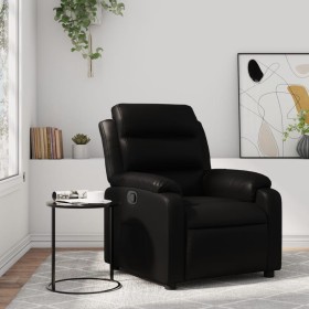 Black Faux Leather Recliner by , Armchairs - Ref: Foro24-373486, Price: 224,85 €, Discount: %
