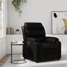 Black Faux Leather Recliner by , Armchairs - Ref: Foro24-373486, Price: 236,65 €, Discount: %