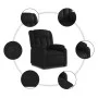 Schwarzer Liegesessel aus Kunstleder von , Sessel - Ref: Foro24-373560, Preis: 221,05 €, Rabatt: %