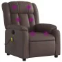 Sillón de masaje reclinable cuero sintético marrón de , Sillones - Ref: Foro24-373569, Precio: 272,37 €, Descuento: %