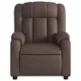 Sillón de masaje reclinable cuero sintético marrón de , Sillones - Ref: Foro24-373569, Precio: 272,37 €, Descuento: %