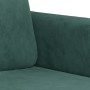 Dunkelgrünes 2-Sitzer-Sofa aus Samt, 140 cm von , Sofas - Ref: Foro24-359444, Preis: 228,12 €, Rabatt: %