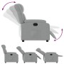 Sillón reclinable de tela gris claro de , Sillones - Ref: Foro24-373574, Precio: 238,15 €, Descuento: %