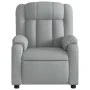 Light Gray Fabric Recliner by , Armchairs - Ref: Foro24-373574, Price: 234,44 €, Discount: %