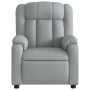 Sillón reclinable de tela gris claro de , Sillones - Ref: Foro24-373574, Precio: 238,15 €, Descuento: %