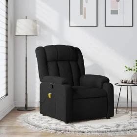 Black Fabric Massage Recliner by , Armchairs - Ref: Foro24-373588, Price: 219,16 €, Discount: %