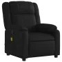 Black synthetic leather reclining massage chair by , Armchairs - Ref: Foro24-373529, Price: 219,11 €, Discount: %