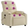 Liegender Massagesessel aus cremefarbenem Stoff von , Sessel - Ref: Foro24-374164, Preis: 270,51 €, Rabatt: %