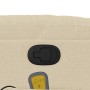 Cream Fabric Reclining Massage Chair by , Armchairs - Ref: Foro24-374164, Price: 278,05 €, Discount: %