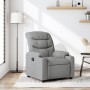 Light Gray Fabric Recliner by , Armchairs - Ref: Foro24-374147, Price: 209,02 €, Discount: %