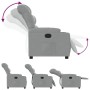 Light Gray Fabric Recliner by , Armchairs - Ref: Foro24-374147, Price: 209,02 €, Discount: %