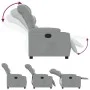 Sillón reclinable de tela gris claro de , Sillones - Ref: Foro24-374147, Precio: 206,04 €, Descuento: %