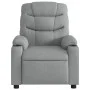 Sillón reclinable de tela gris claro de , Sillones - Ref: Foro24-374147, Precio: 206,04 €, Descuento: %