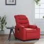 Sillón de masaje reclinable cuero sintético rojo de , Sillones - Ref: Foro24-374145, Precio: 274,54 €, Descuento: %