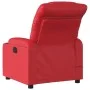 Sillón de masaje reclinable cuero sintético rojo de , Sillones - Ref: Foro24-374145, Precio: 274,54 €, Descuento: %