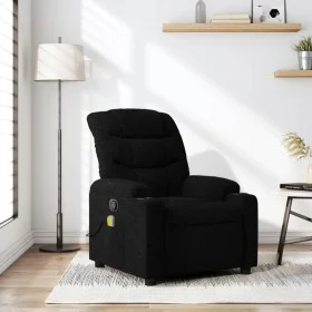 Black Fabric Massage Recliner by , Armchairs - Ref: Foro24-374158, Price: 245,55 €, Discount: %
