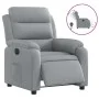 Electric recliner light gray fabric by , Armchairs - Ref: Foro24-3204956, Price: 291,02 €, Discount: %