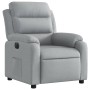 Electric recliner light gray fabric by , Armchairs - Ref: Foro24-3204956, Price: 284,94 €, Discount: %