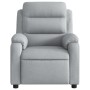 Electric recliner light gray fabric by , Armchairs - Ref: Foro24-3204956, Price: 284,94 €, Discount: %