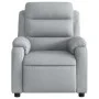 Electric recliner light gray fabric by , Armchairs - Ref: Foro24-3204956, Price: 291,02 €, Discount: %