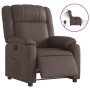 Brown Faux Leather Power Recliner by , Armchairs - Ref: Foro24-3205138, Price: 253,37 €, Discount: %