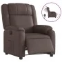 Brown Faux Leather Power Recliner by , Armchairs - Ref: Foro24-3205138, Price: 294,84 €, Discount: %