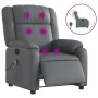 Gray synthetic leather electric reclining massage chair by , Armchairs - Ref: Foro24-3205146, Price: 309,60 €, Discount: %