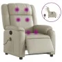 Cremefarbener elektrisch verstellbarer Massagesessel aus Kunstleder von , Sessel - Ref: Foro24-3205144, Preis: 331,82 €, Raba...