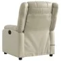 Cremefarbener elektrisch verstellbarer Massagesessel aus Kunstleder von , Sessel - Ref: Foro24-3205144, Preis: 331,82 €, Raba...
