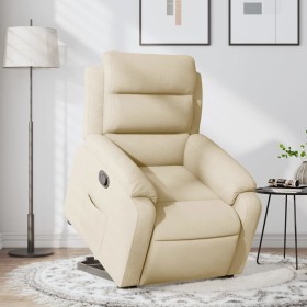 Cream Fabric Liftable Recliner by , Armchairs - Ref: Foro24-3204989, Price: 303,89 €, Discount: %