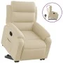 Cream Fabric Liftable Recliner by , Armchairs - Ref: Foro24-3204989, Price: 321,80 €, Discount: %
