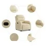 Cream Fabric Liftable Recliner by , Armchairs - Ref: Foro24-3204989, Price: 321,80 €, Discount: %