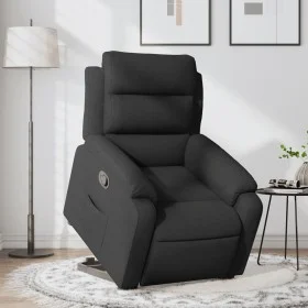 Black Fabric Liftable Recliner by , Armchairs - Ref: Foro24-3204982, Price: 298,60 €, Discount: %