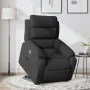 Sillón reclinable elevable tela negro de , Sillones - Ref: Foro24-3204982, Precio: 298,35 €, Descuento: %