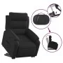 Sillón reclinable elevable tela negro de , Sillones - Ref: Foro24-3204982, Precio: 298,35 €, Descuento: %