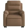 Sillón eléctrico reclinable elevable de tela marrón de , Sillones - Ref: Foro24-3205008, Precio: 371,52 €, Descuento: %