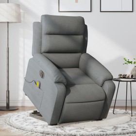 Anhebbarer elektrischer Massagesessel aus dunkelgrauem Stoff von , Sessel - Ref: Foro24-3205017, Preis: 357,88 €, Rabatt: %