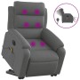 Anhebbarer elektrischer Massagesessel aus dunkelgrauem Stoff von , Sessel - Ref: Foro24-3205017, Preis: 357,88 €, Rabatt: %