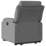 Anhebbarer elektrischer Massagesessel aus dunkelgrauem Stoff von , Sessel - Ref: Foro24-3205017, Preis: 384,55 €, Rabatt: %