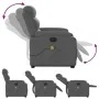 Anhebbarer elektrischer Massagesessel aus dunkelgrauem Stoff von , Sessel - Ref: Foro24-3205017, Preis: 384,55 €, Rabatt: %