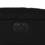 Sillón reclinable eléctrico de cuero sintético negro