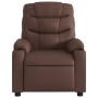 Brown Faux Leather Power Recliner by , Armchairs - Ref: Foro24-3206587, Price: 259,33 €, Discount: %
