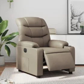 Cappuccino Faux Leather Power Recliner by , Armchairs - Ref: Foro24-3206591, Price: 265,15 €, Discount: %