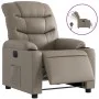 Sillón reclinable eléctrico de cuero sintético color capuchino de , Sillones - Ref: Foro24-3206591, Precio: 265,15 €, Descuen...